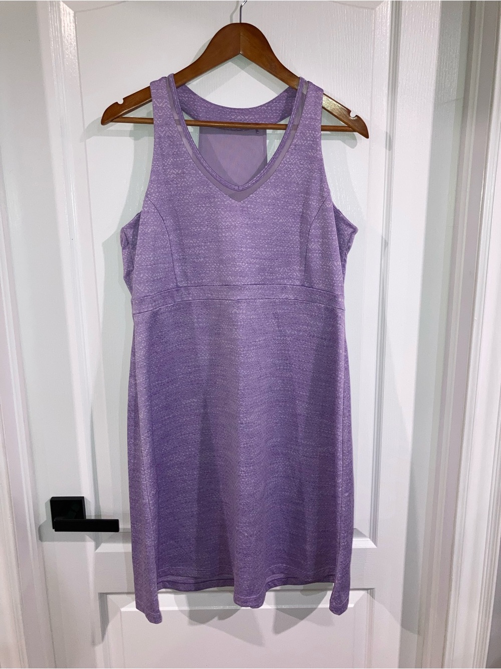 Mondetta Purple Sleeveless Racerback V-Neck Dress - size XL